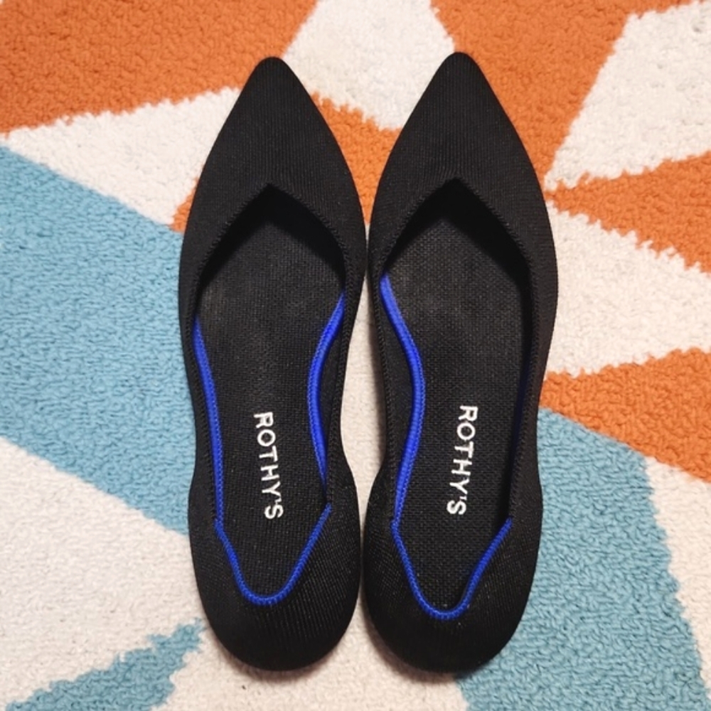 Rothy's The Point Black Flats (New)